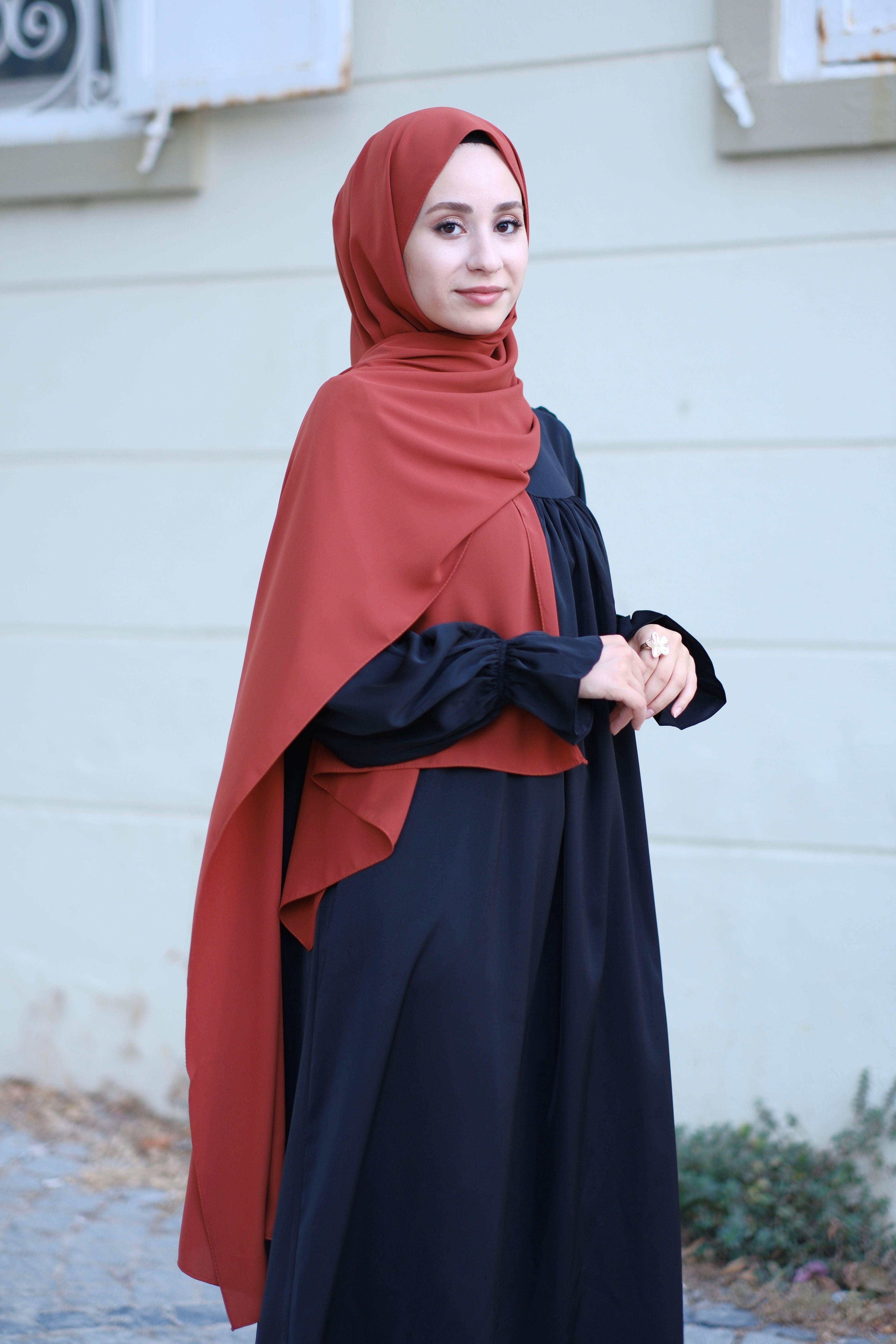 Medine İpeği Şal Kiremit