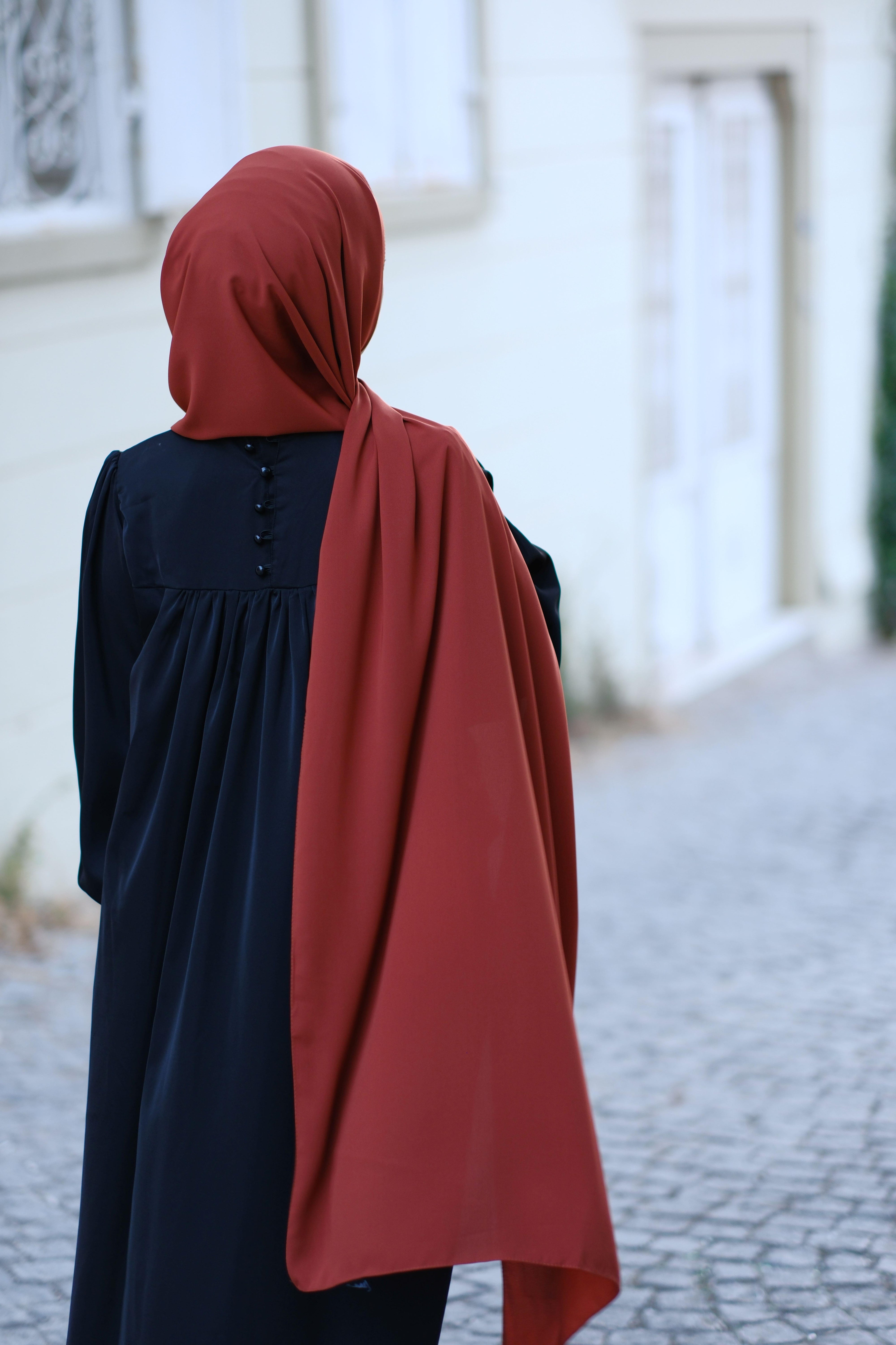 Medine İpeği Şal Kiremit