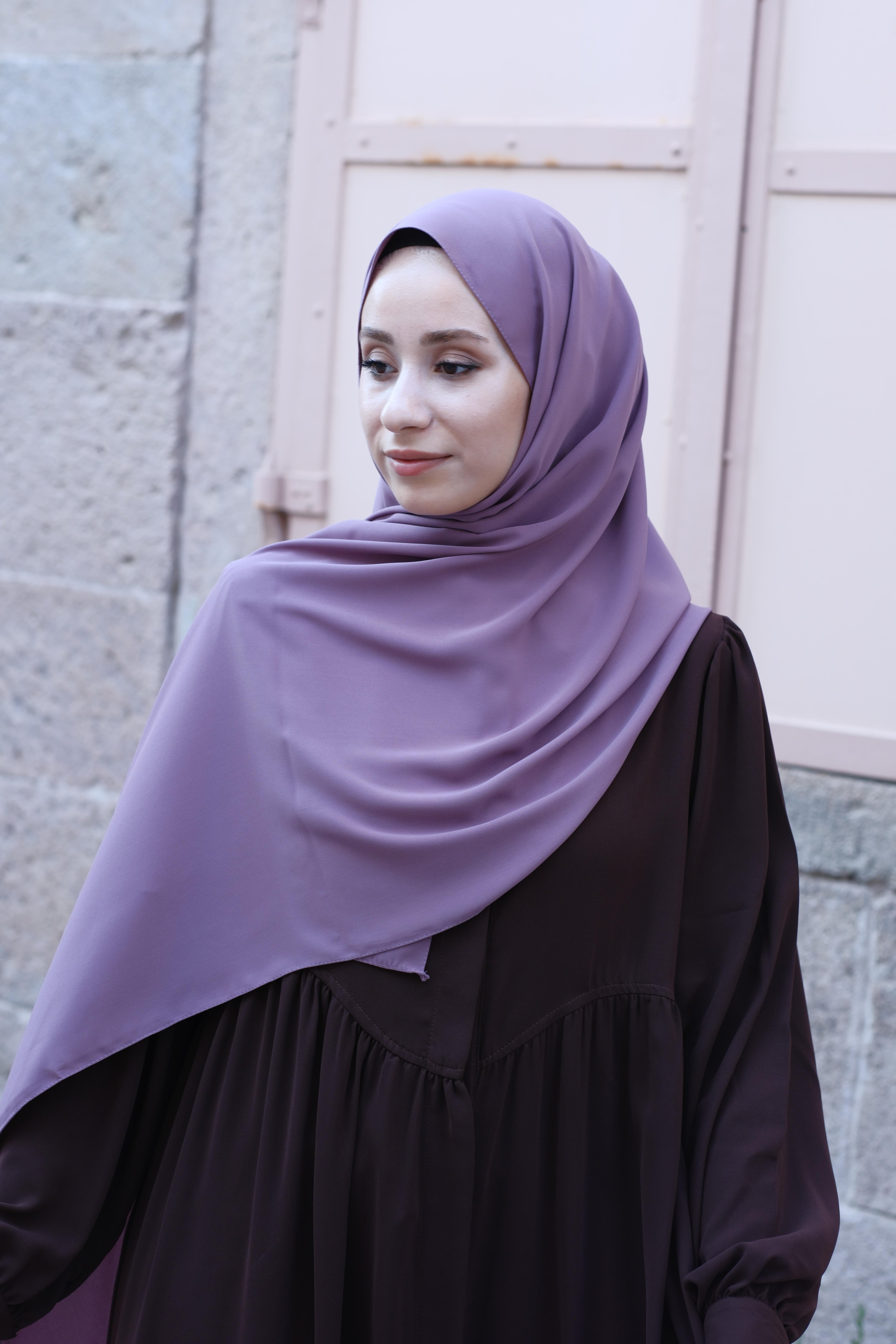 Medine İpeği Şal Lavanta