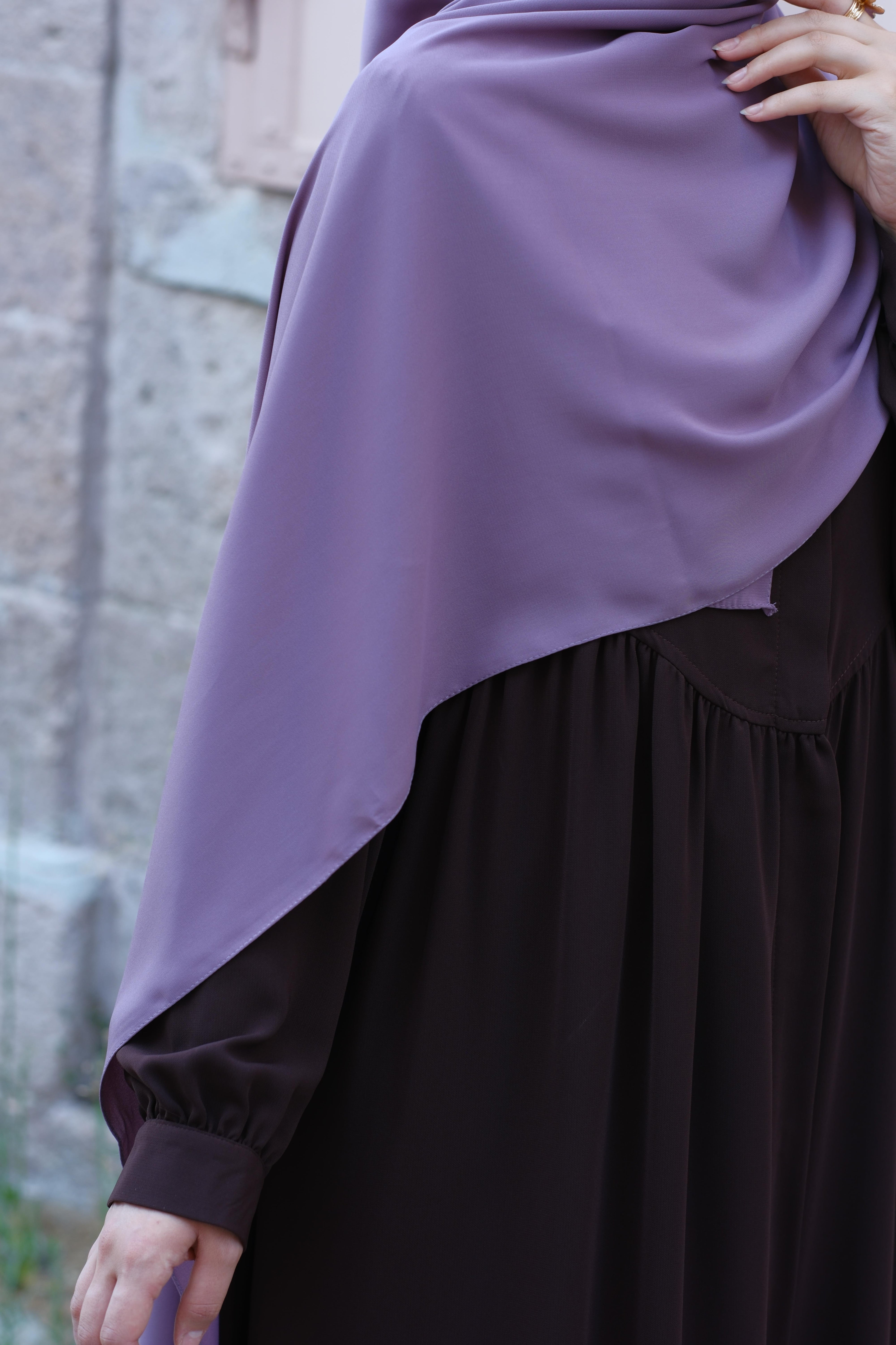 Medine İpeği Şal Lavanta