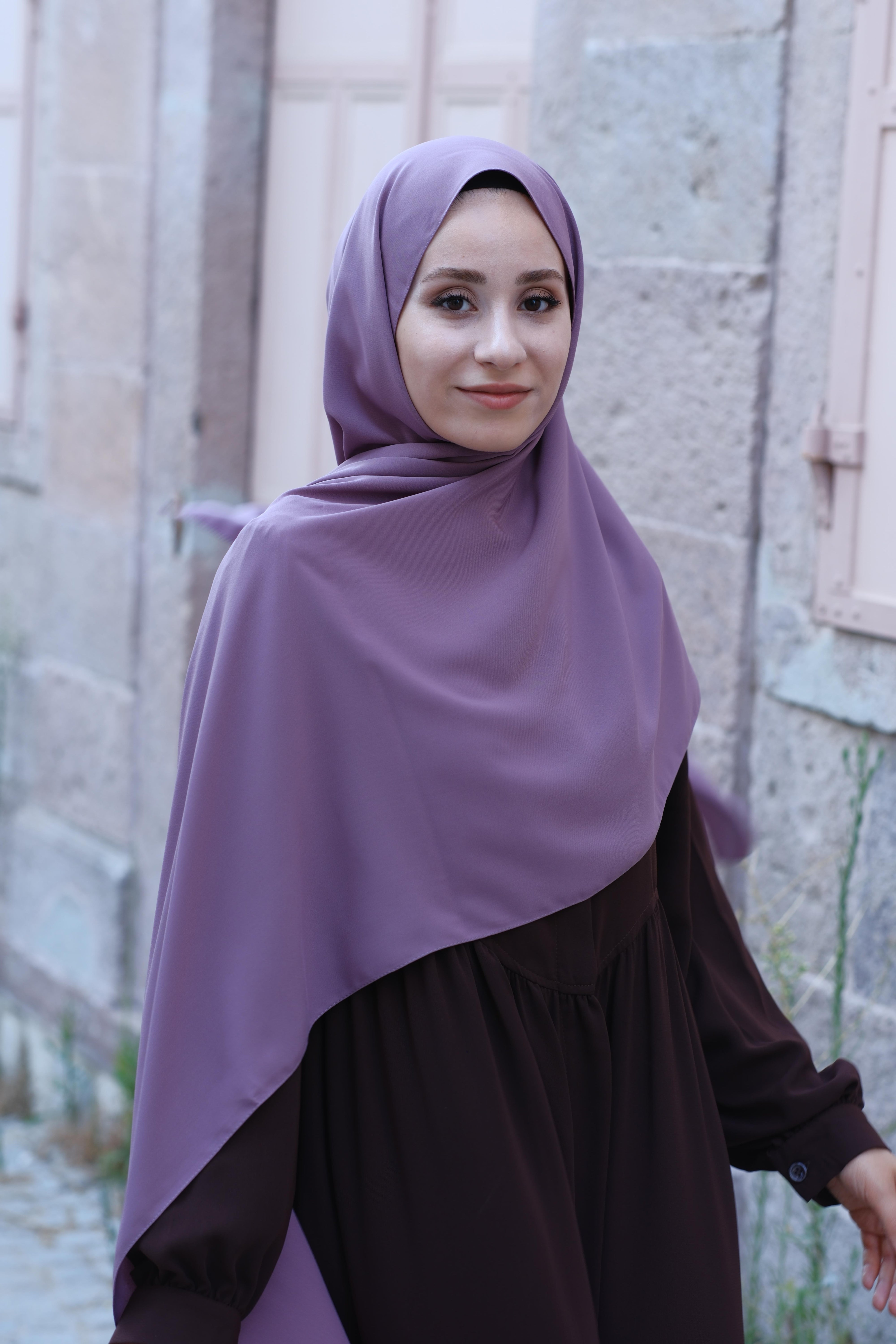 Medine İpeği Şal Lavanta