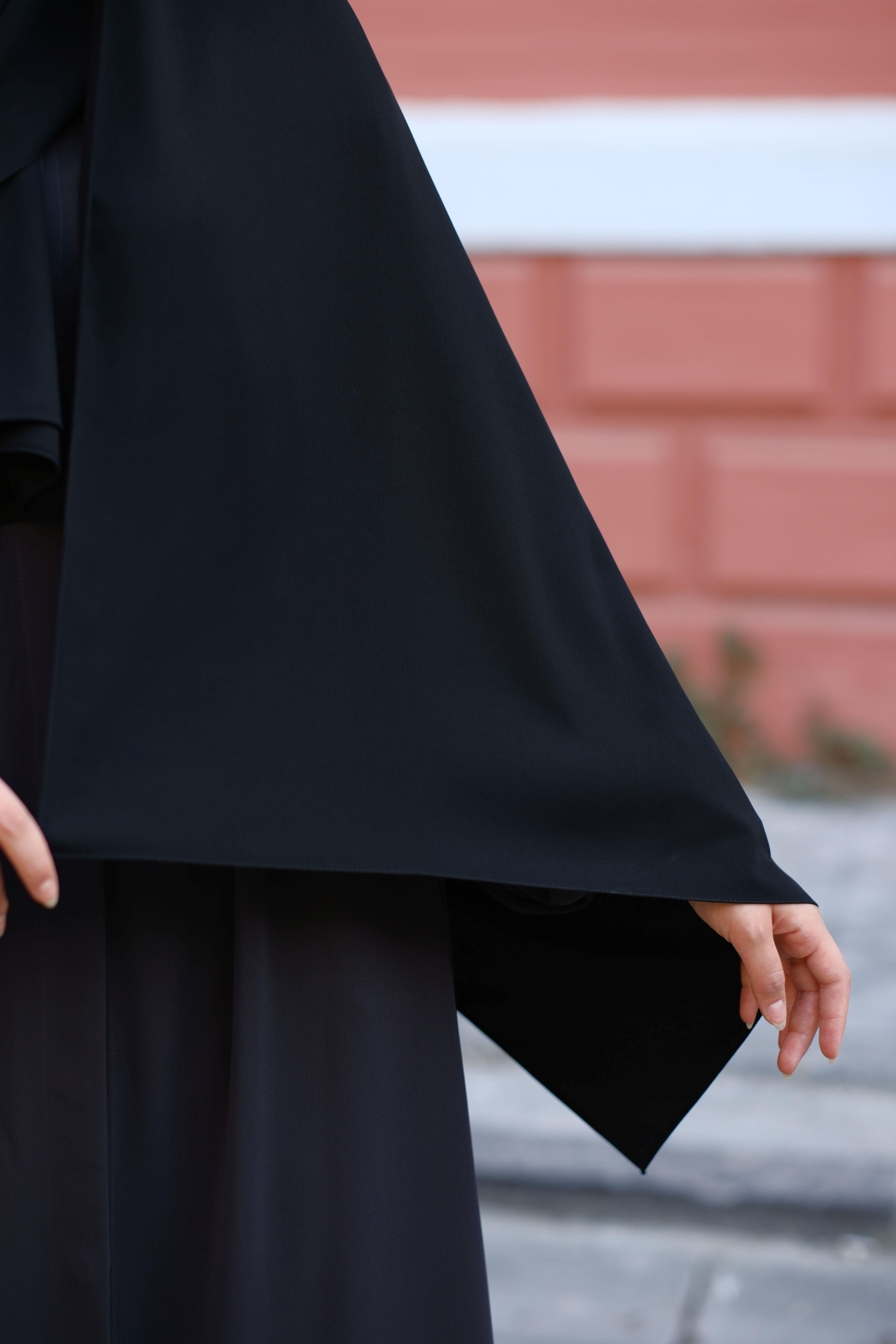 Medine İpeği Şal Siyah