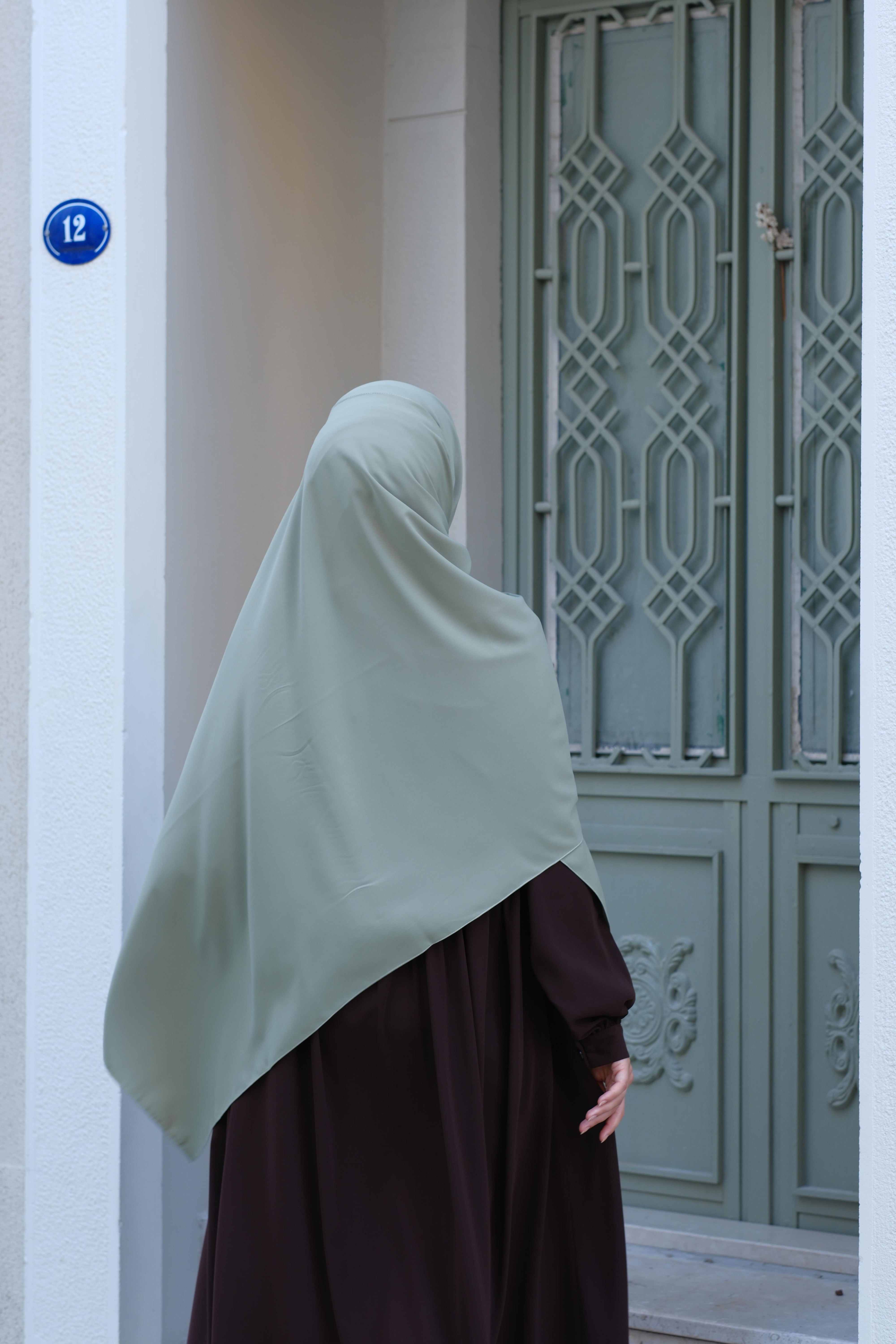 Medine İpeği Şal Soft Yeşil