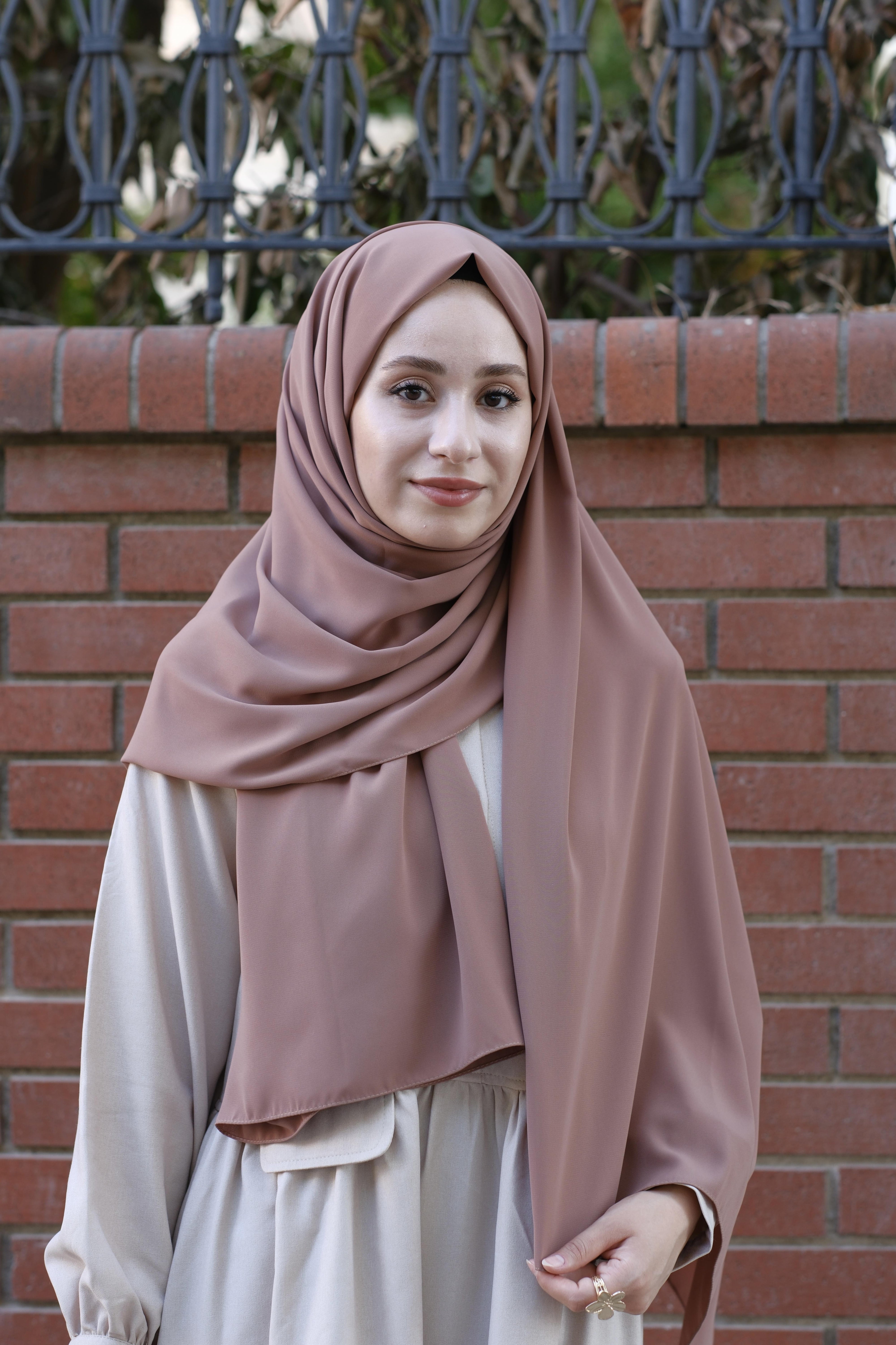 Medine İpeği Şal Sütlü Kahve