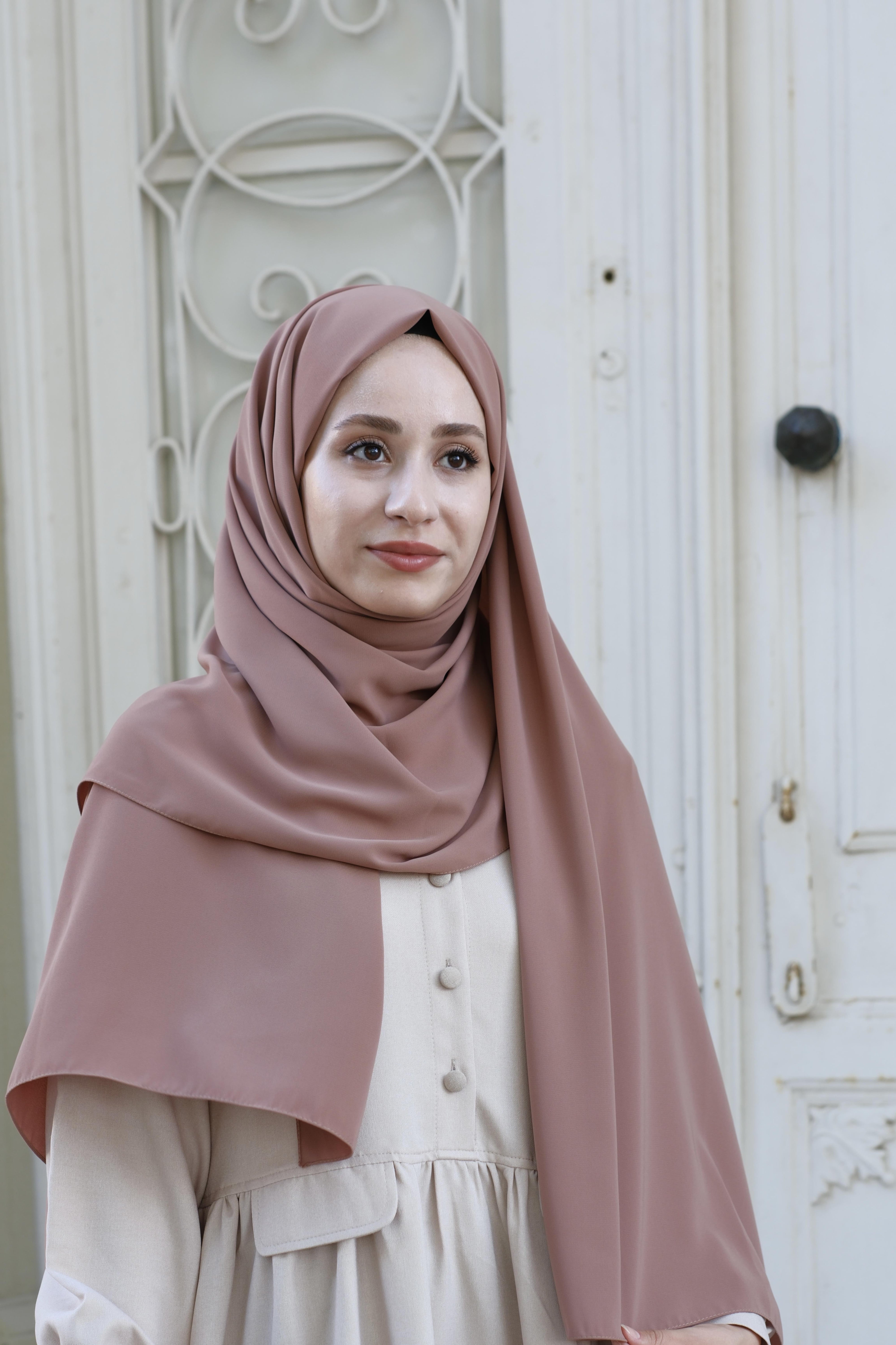 Medine İpeği Şal Sütlü Kahve