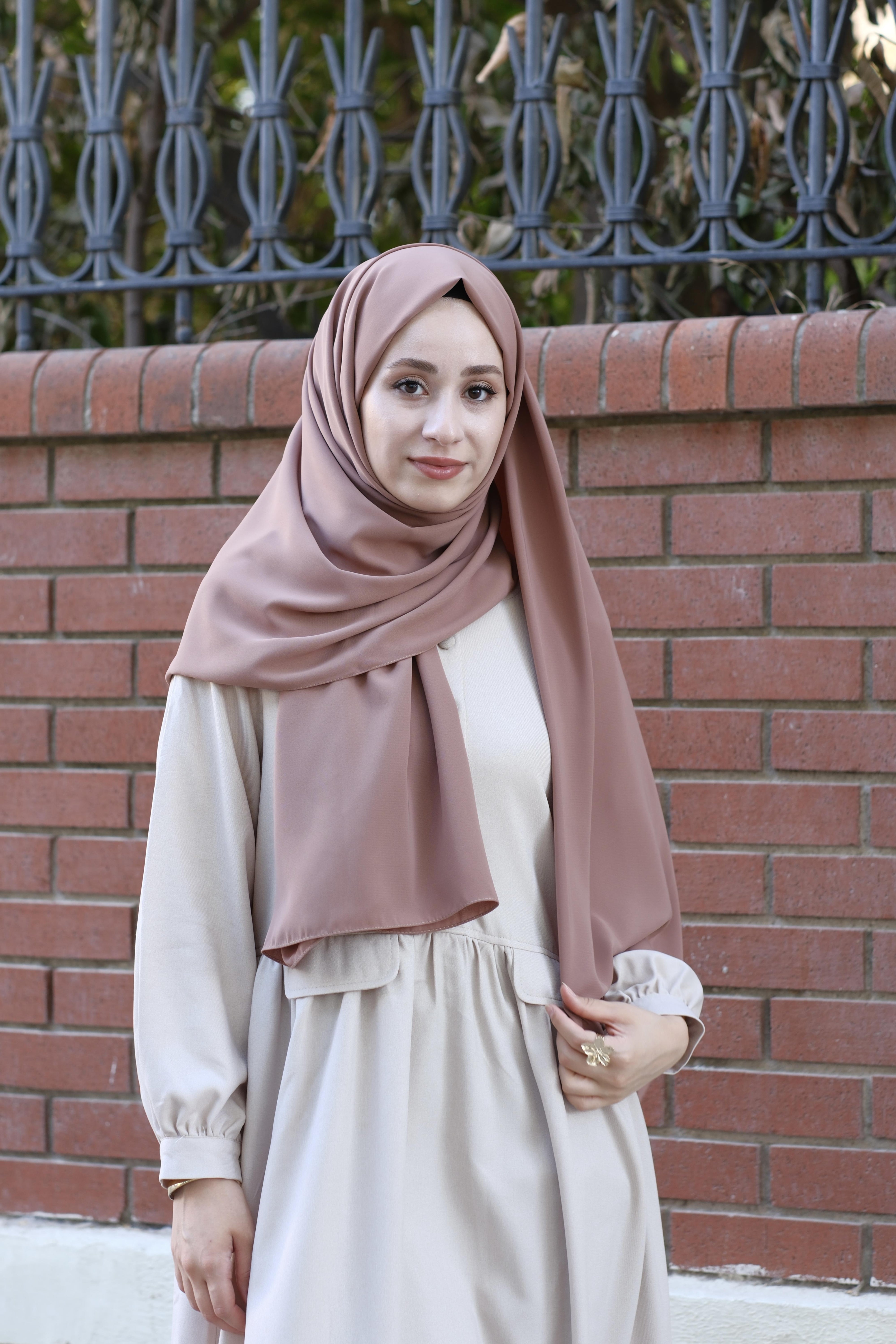 Medine İpeği Şal Sütlü Kahve