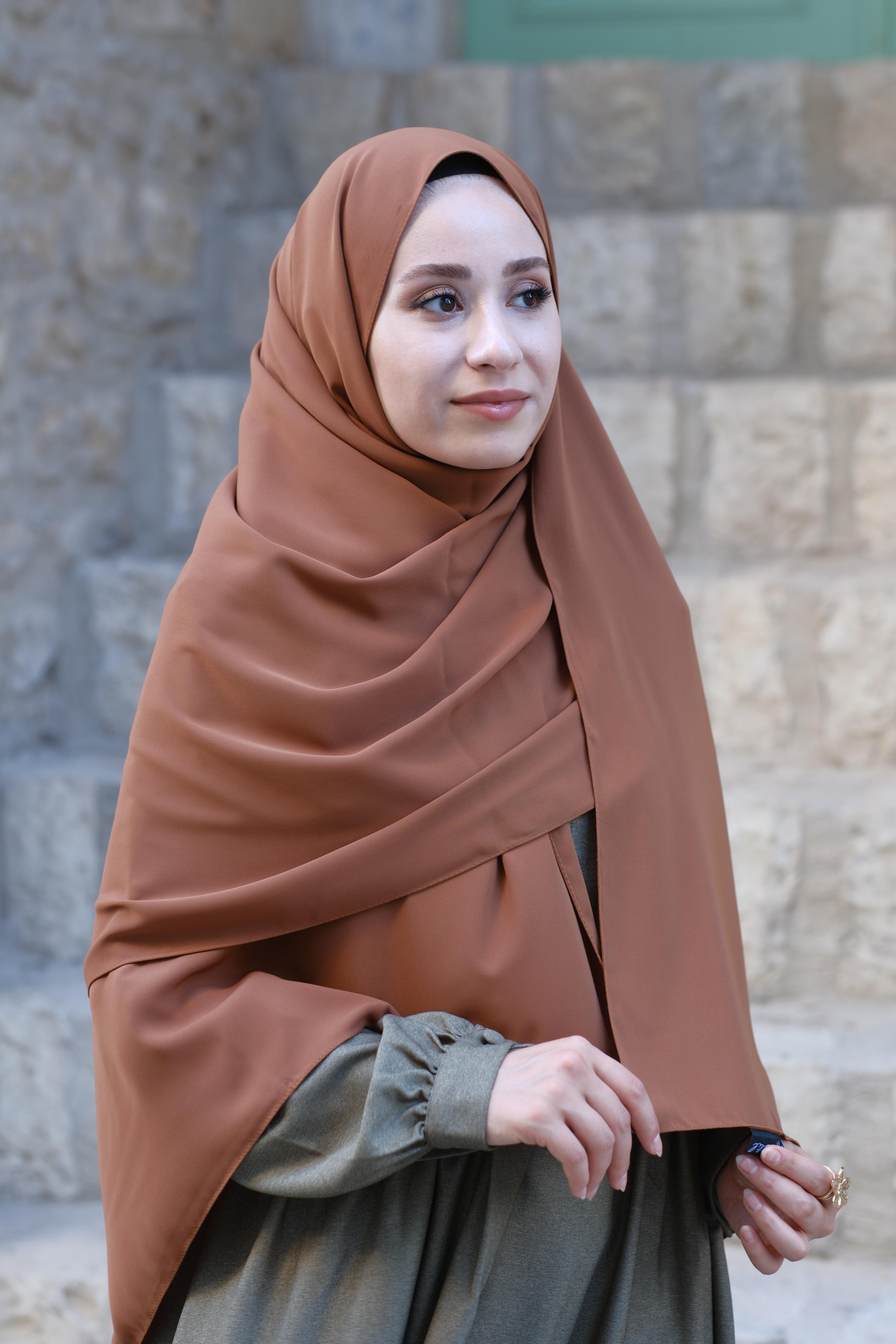 Medine İpeği Şal Taba