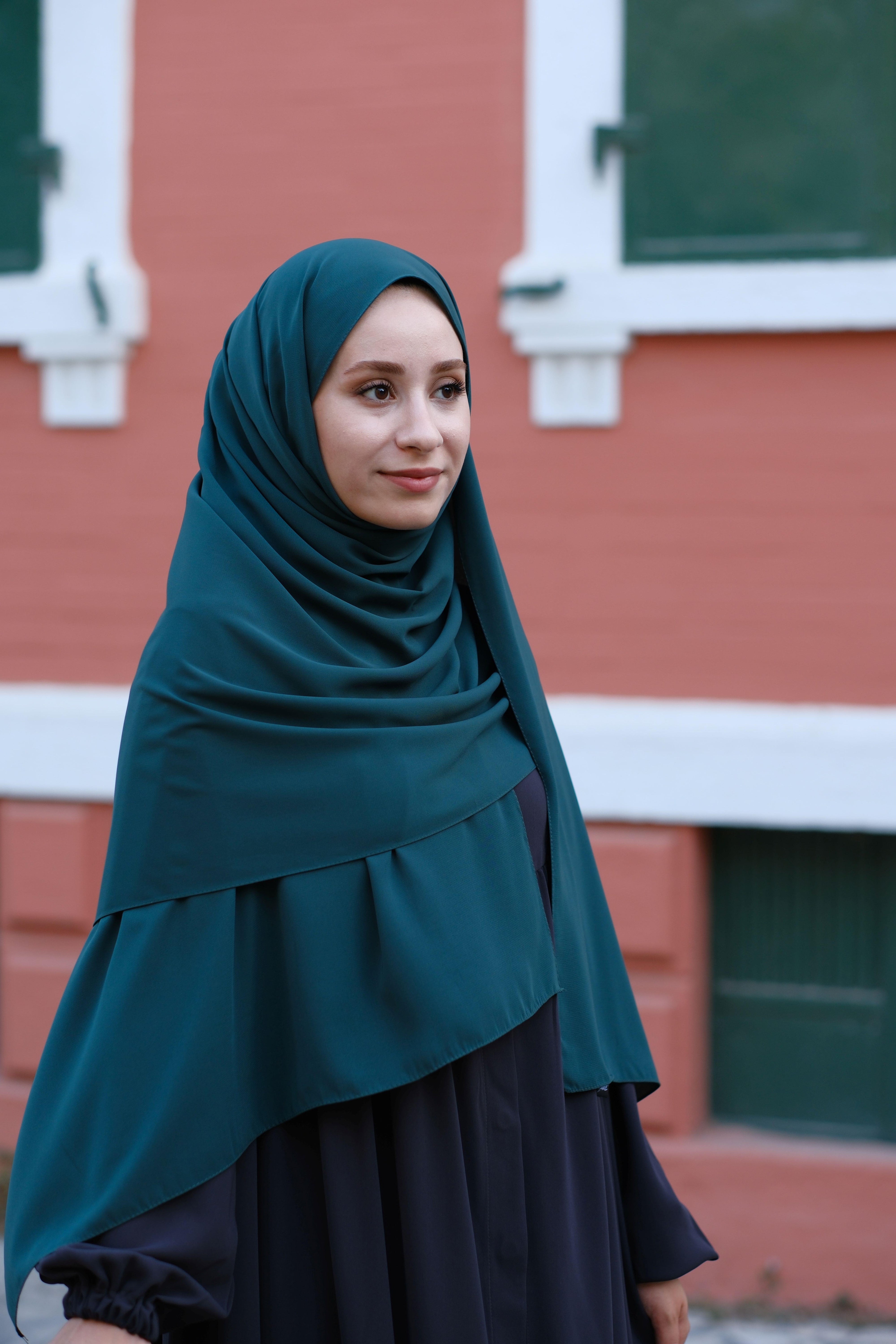 Medine İpeği Şal Zümrüt