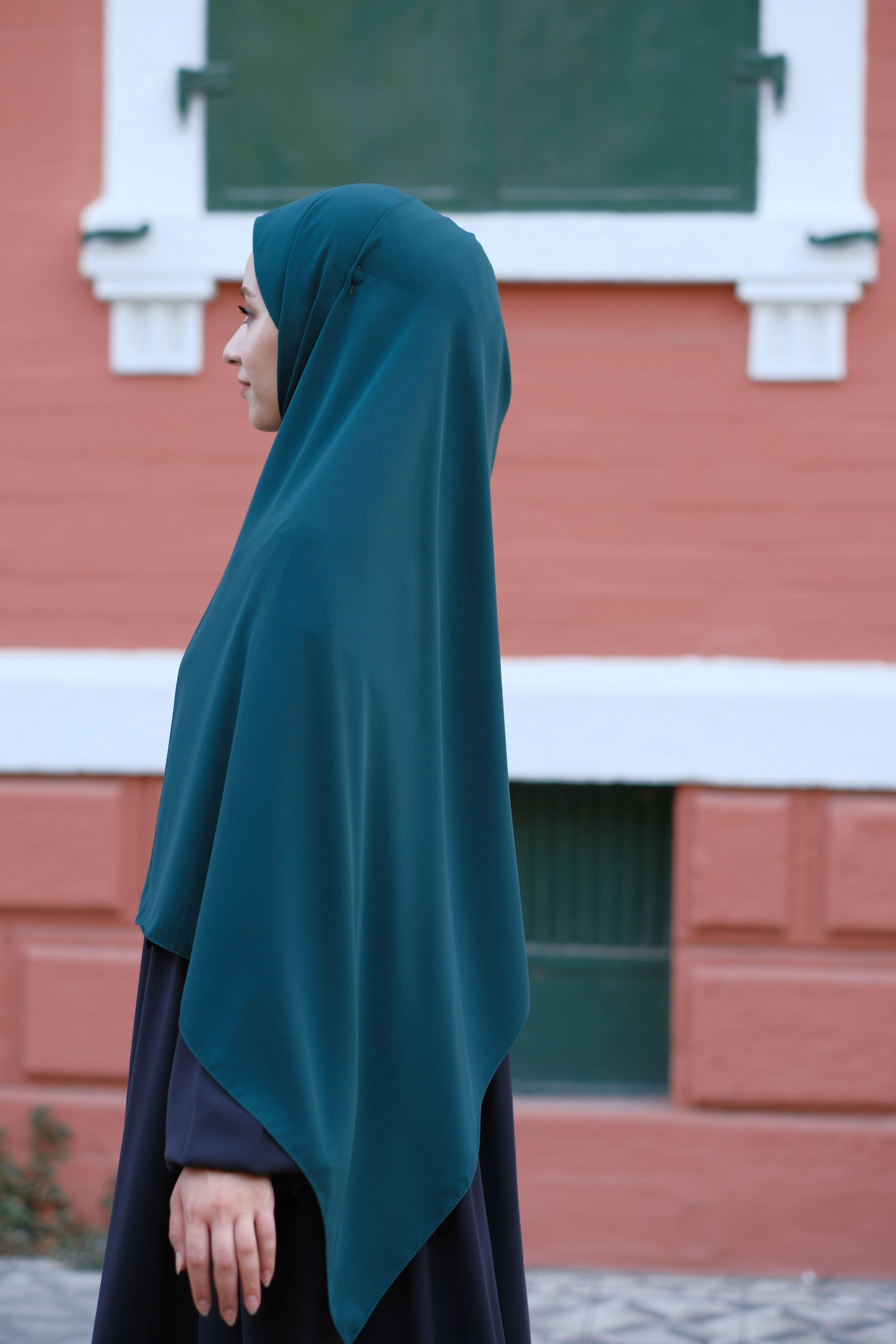 Medine İpeği Şal Zümrüt