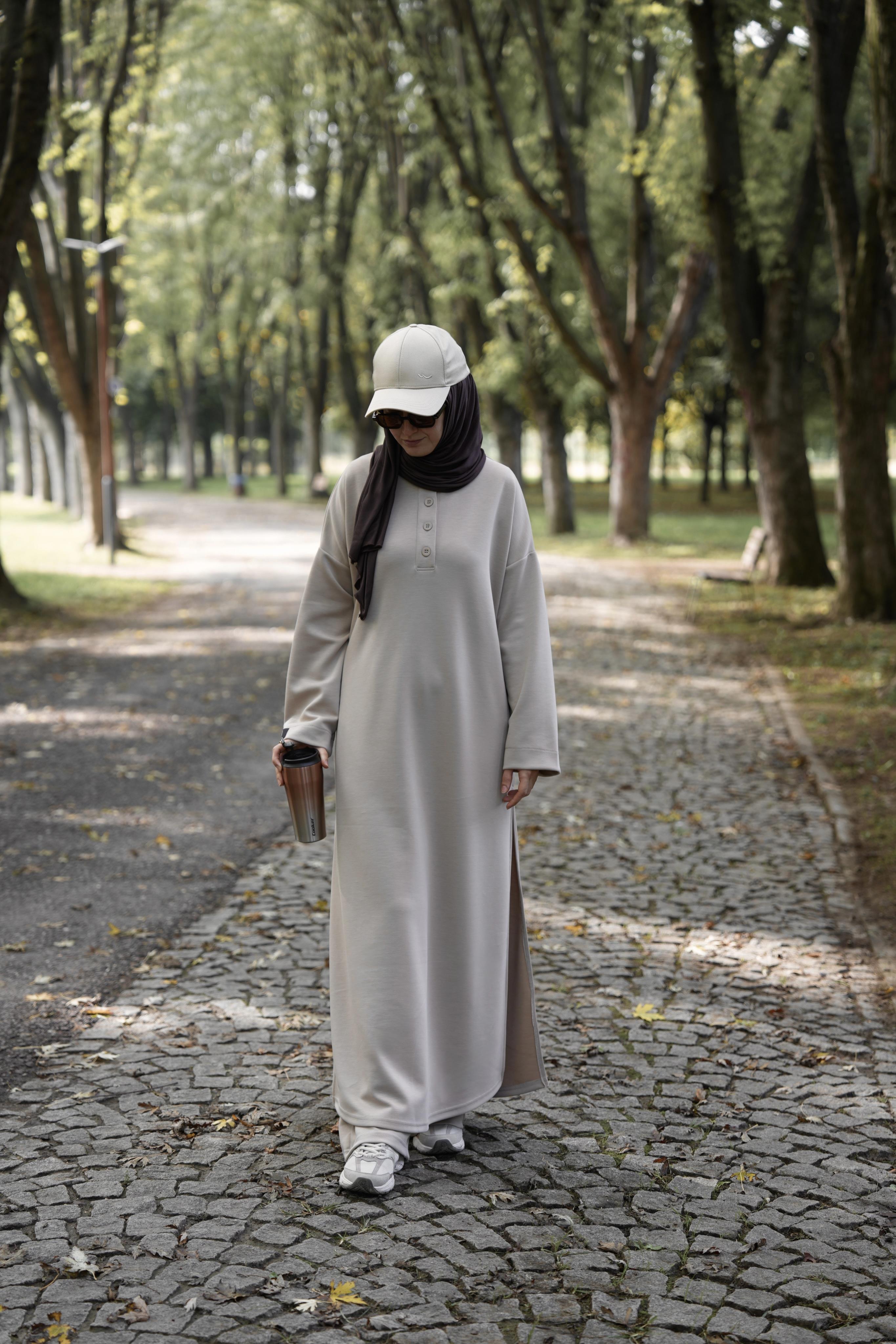 Modal Pantolonlu Takım BEJ