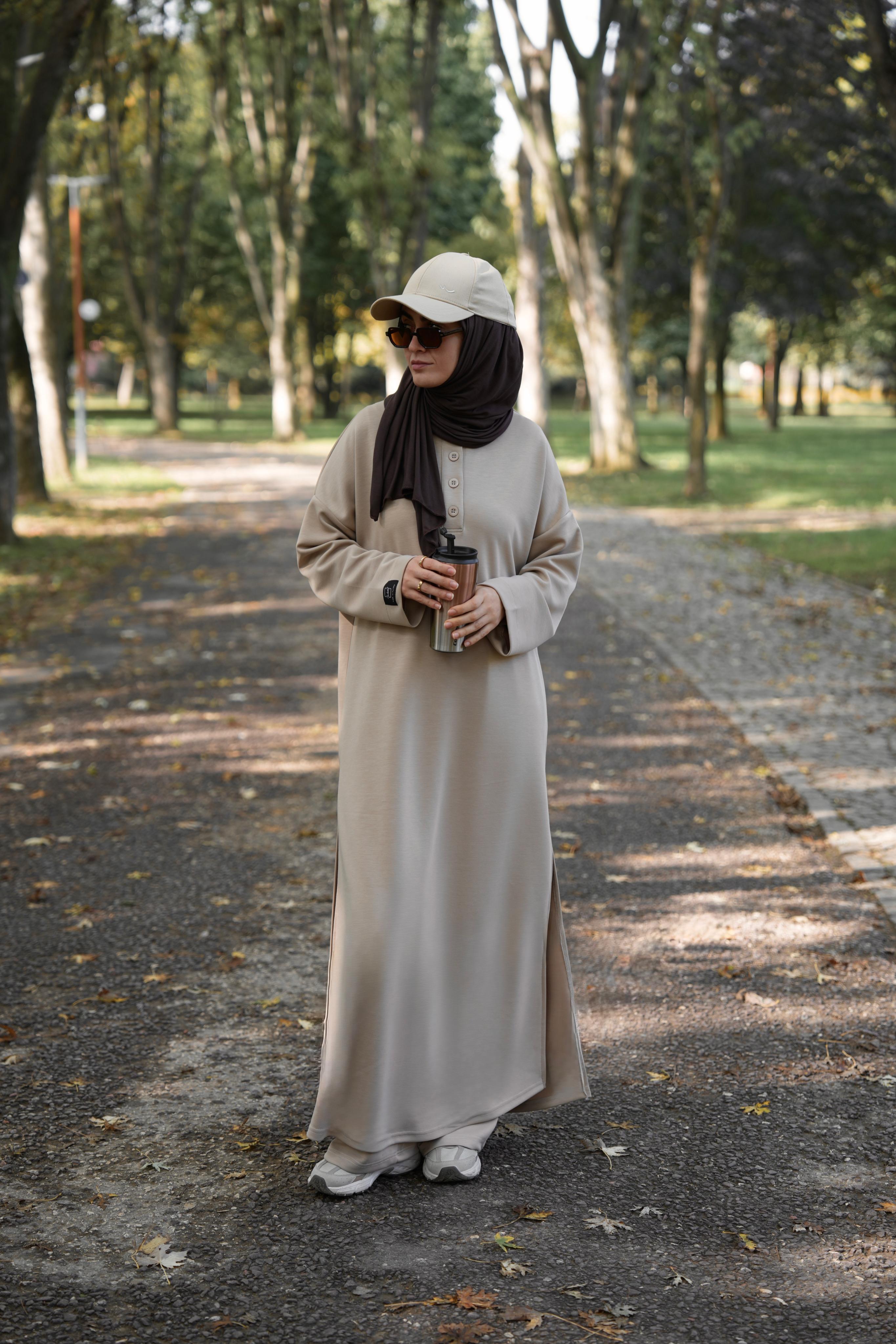 Modal Pantolonlu Takım BEJ