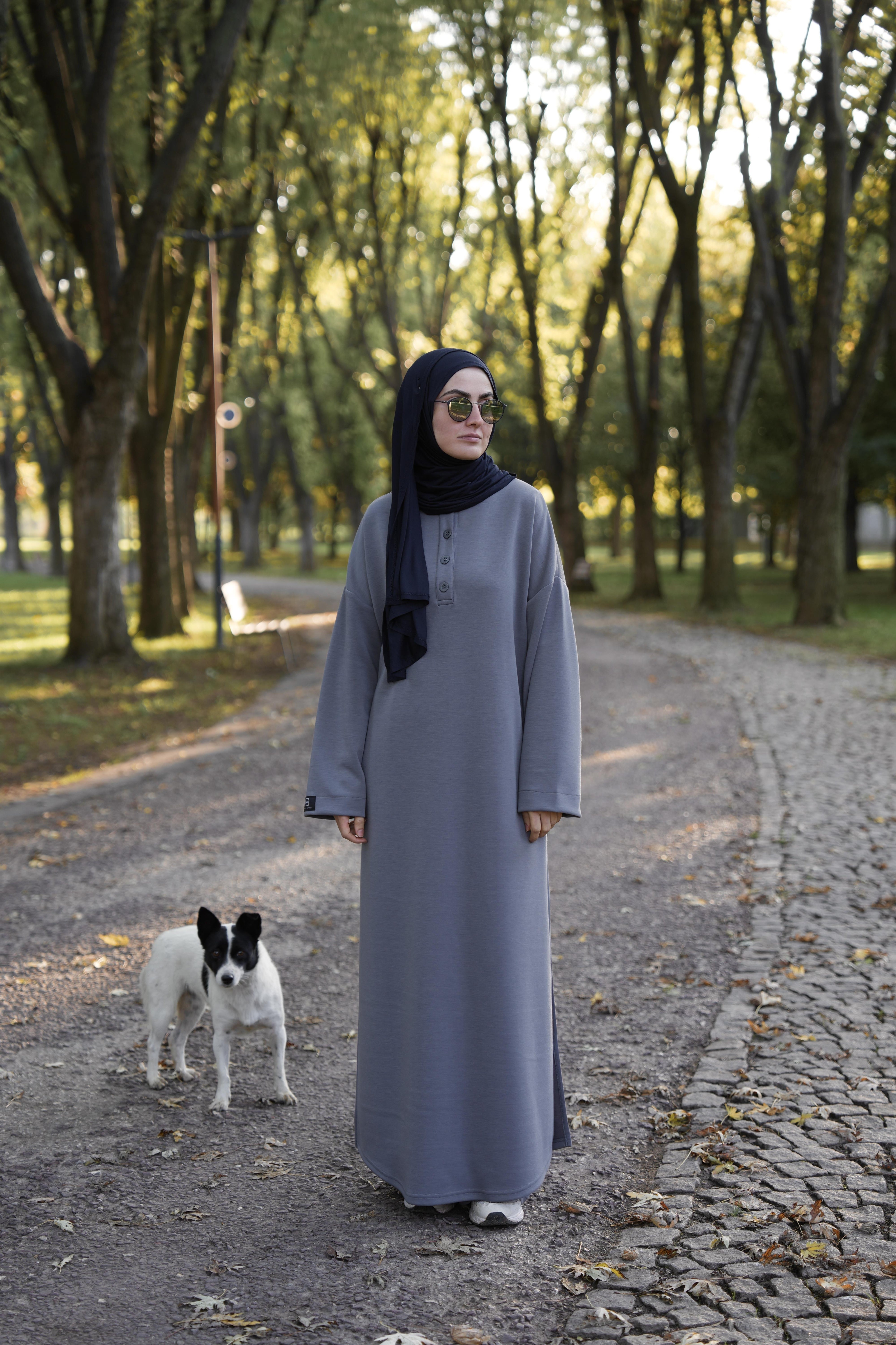 Modal Pantolonlu Takım Gri