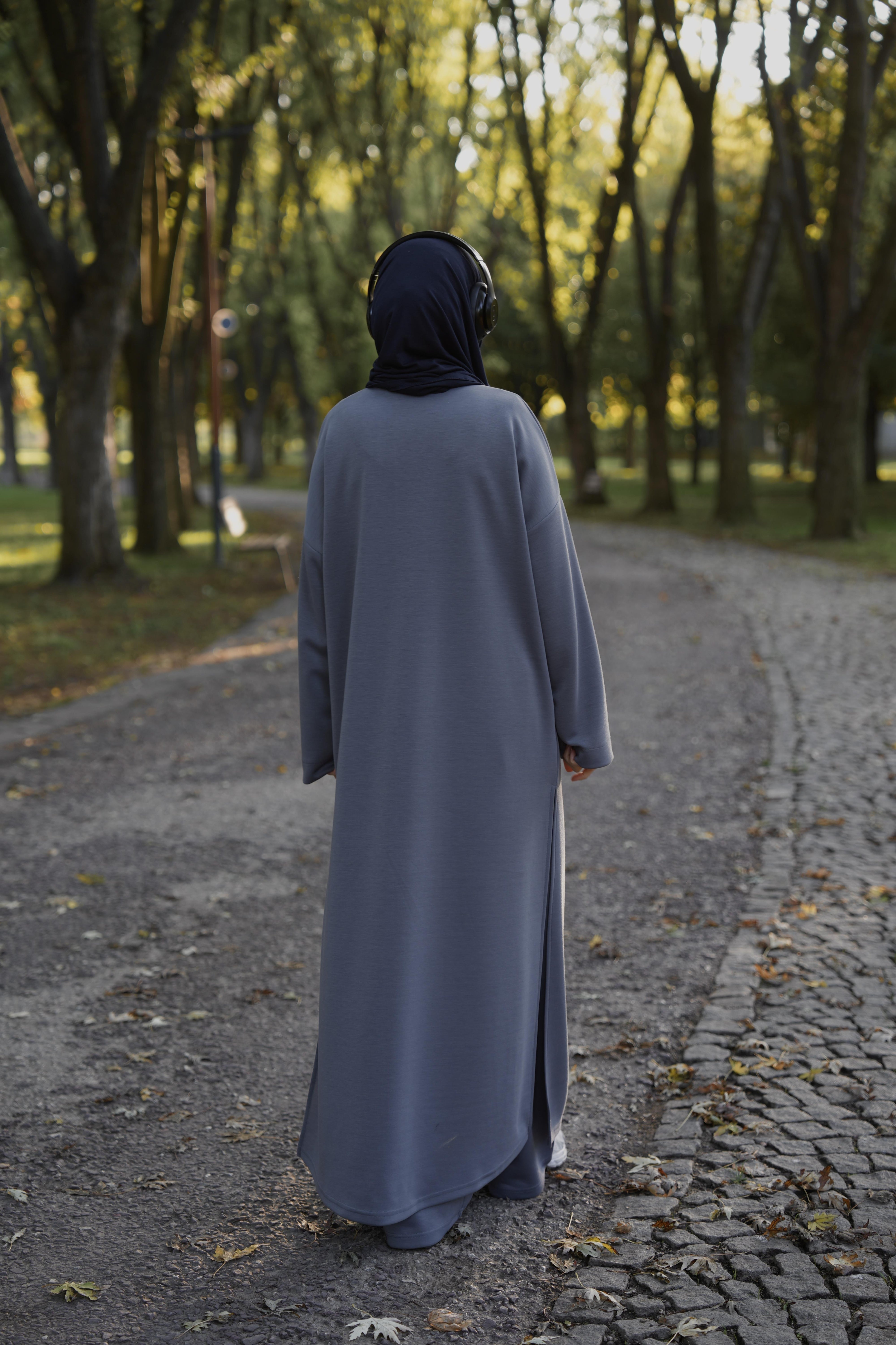 Modal Pantolonlu Takım Gri