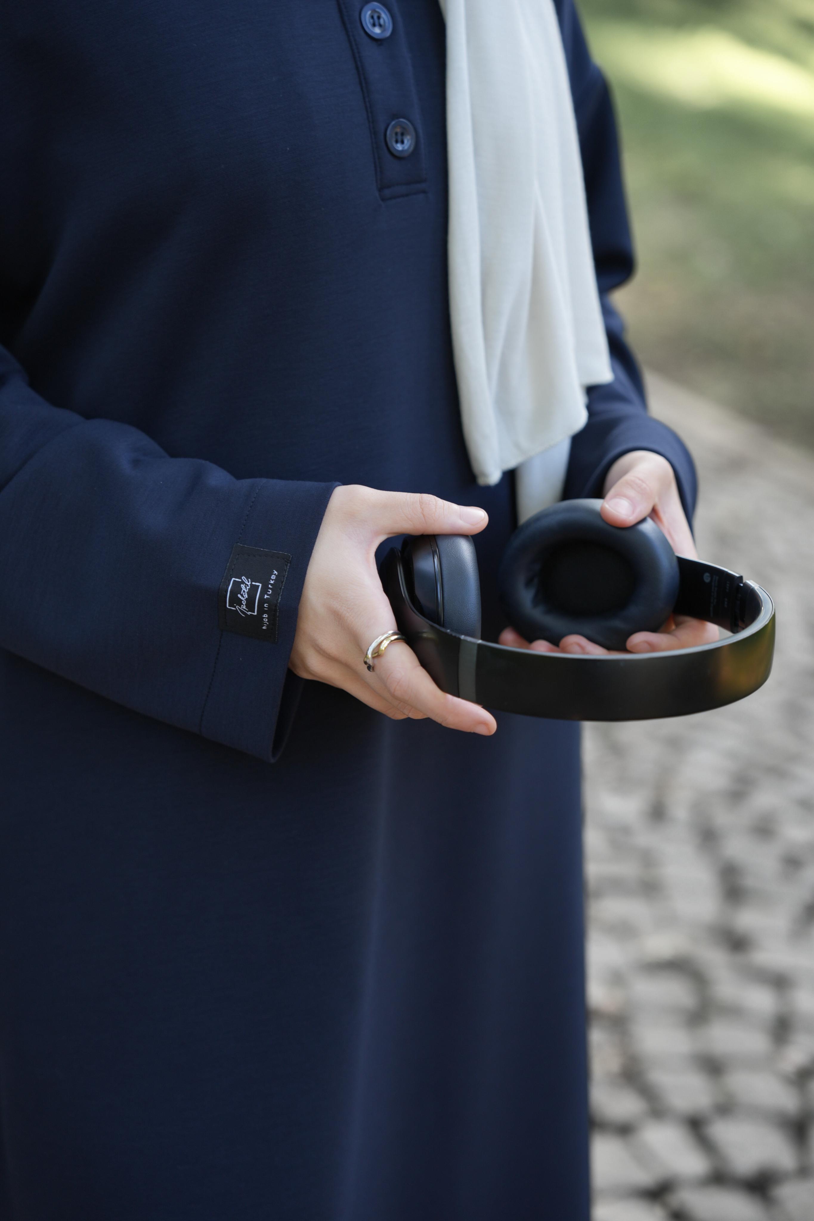 Modal Pantolonlu Takım LACİVERT