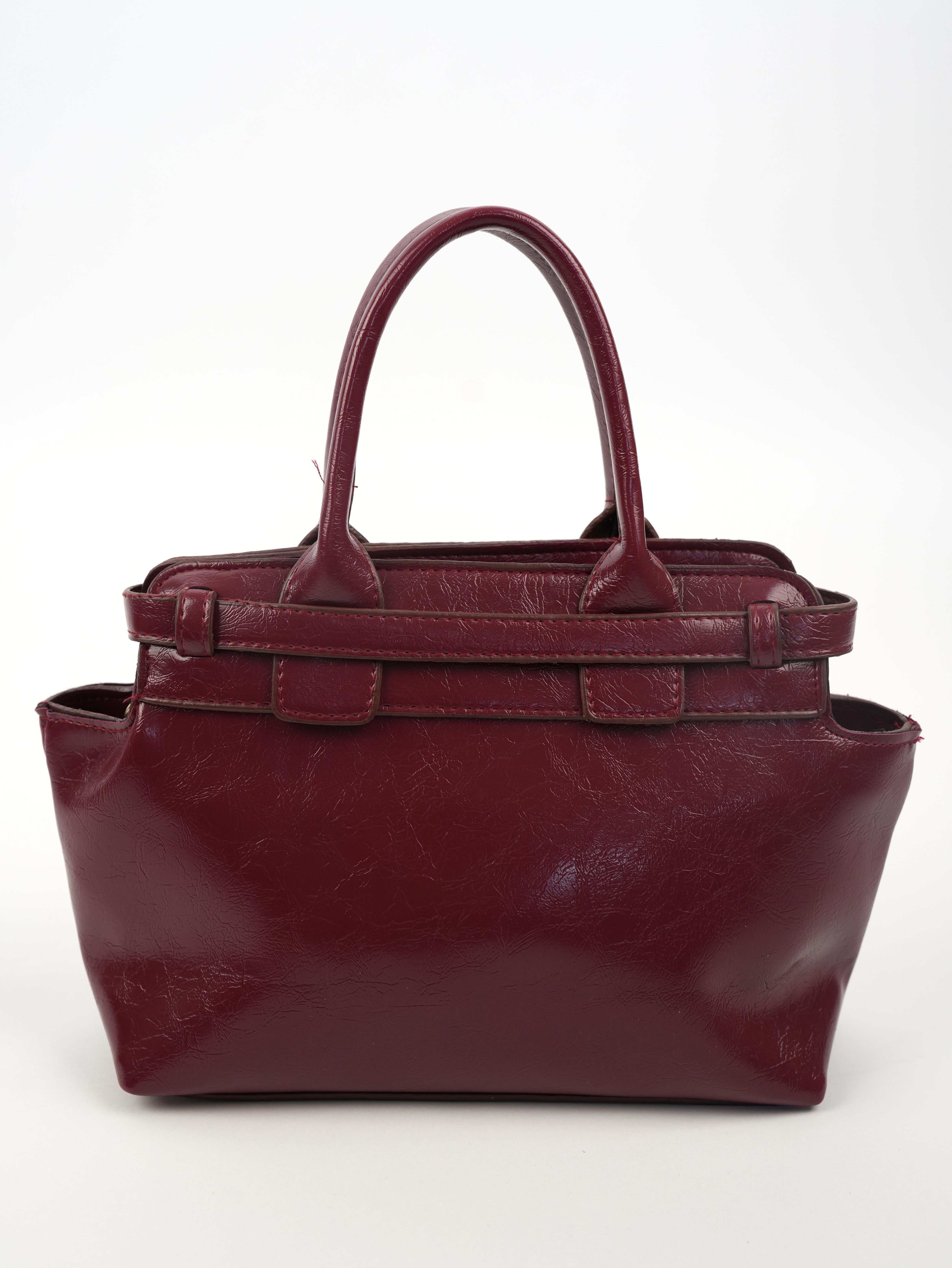 Ön Kemerli Çanta BORDO