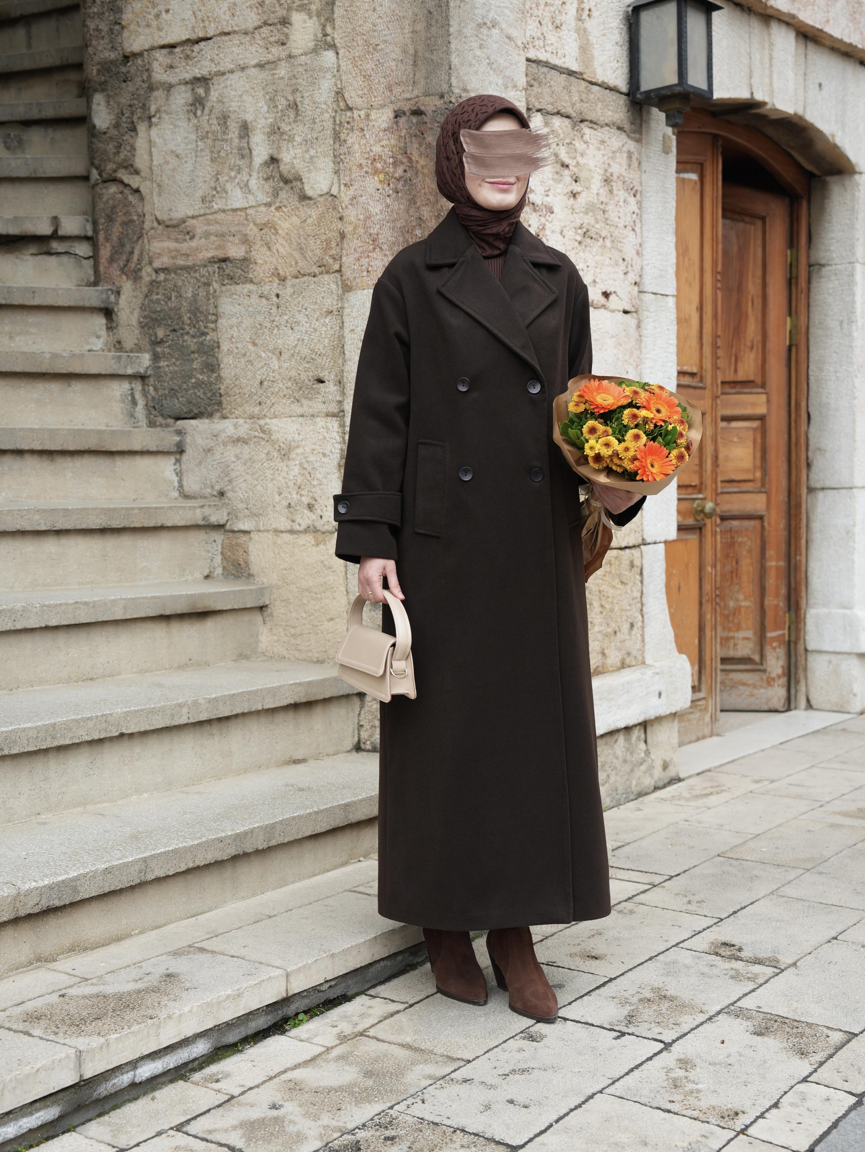 Oversize Kaban Kahverengi