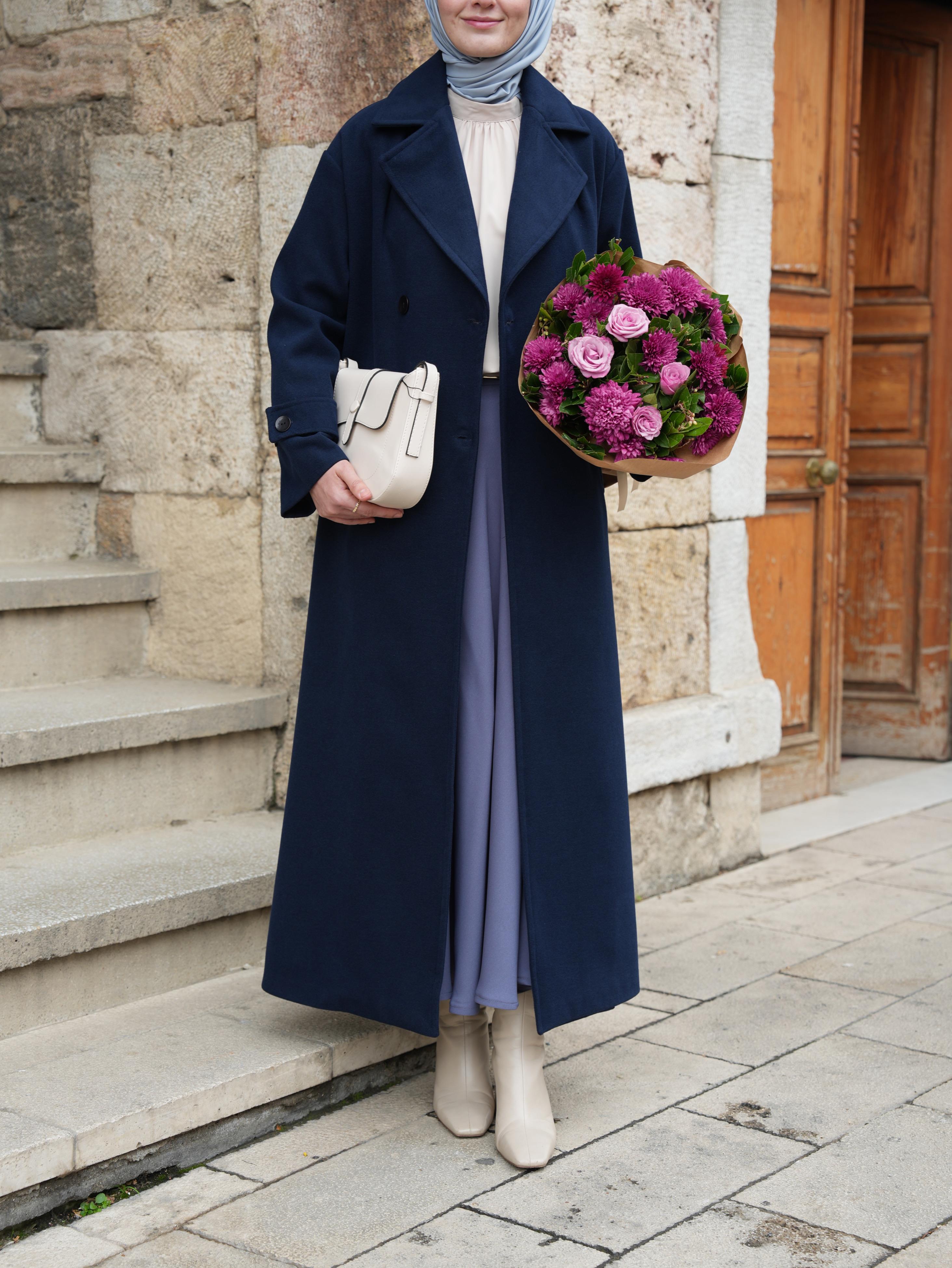 Oversize Kaban Lacivert