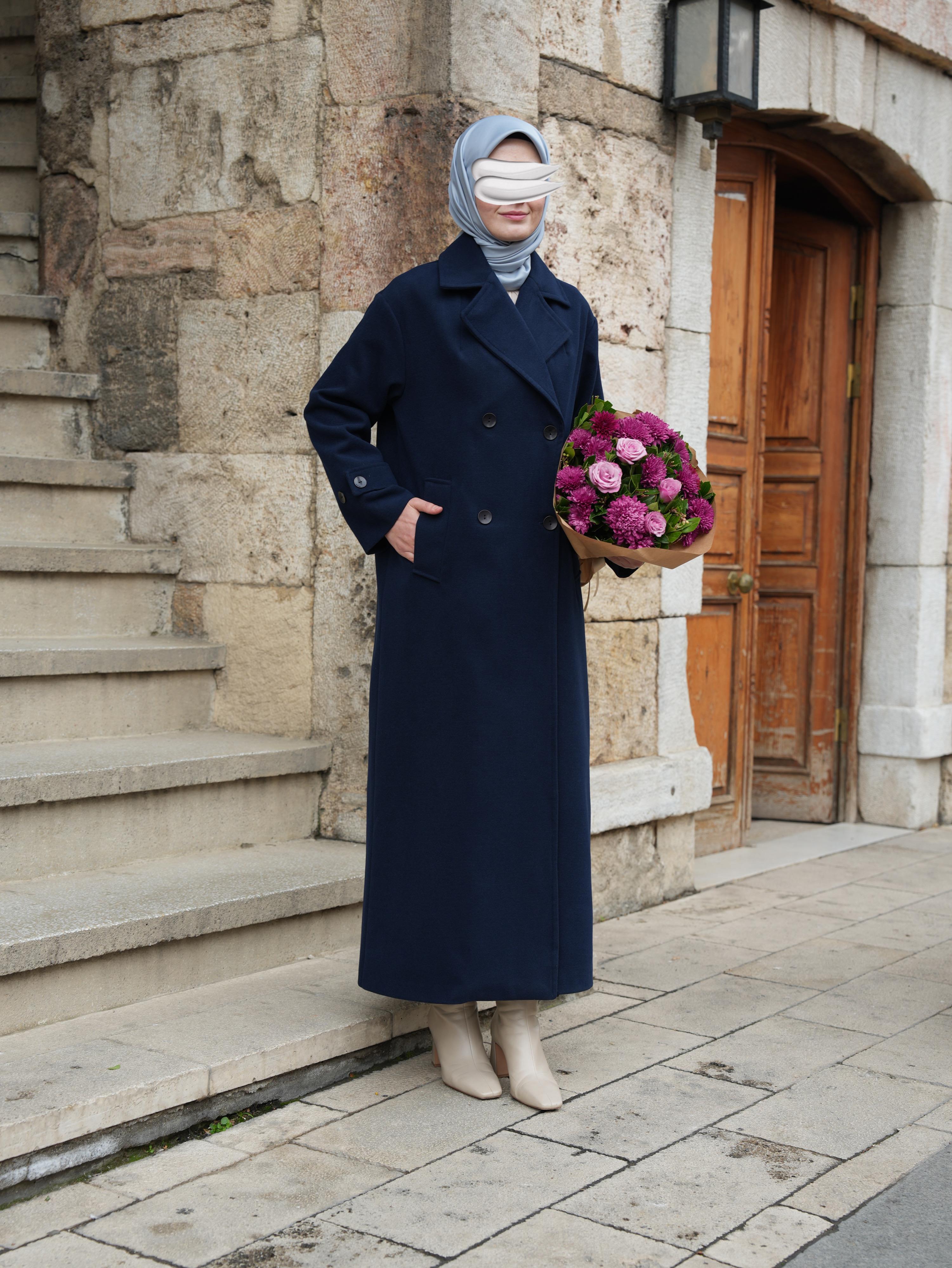 Oversize Kaban Lacivert