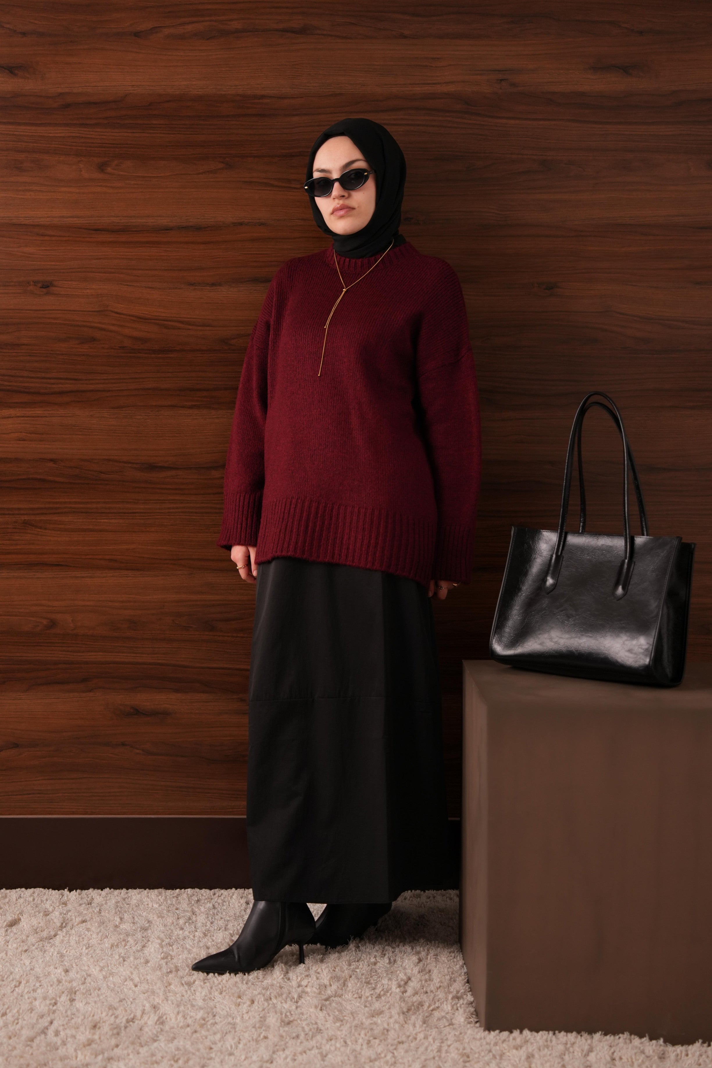 Oversize Kazak BORDO