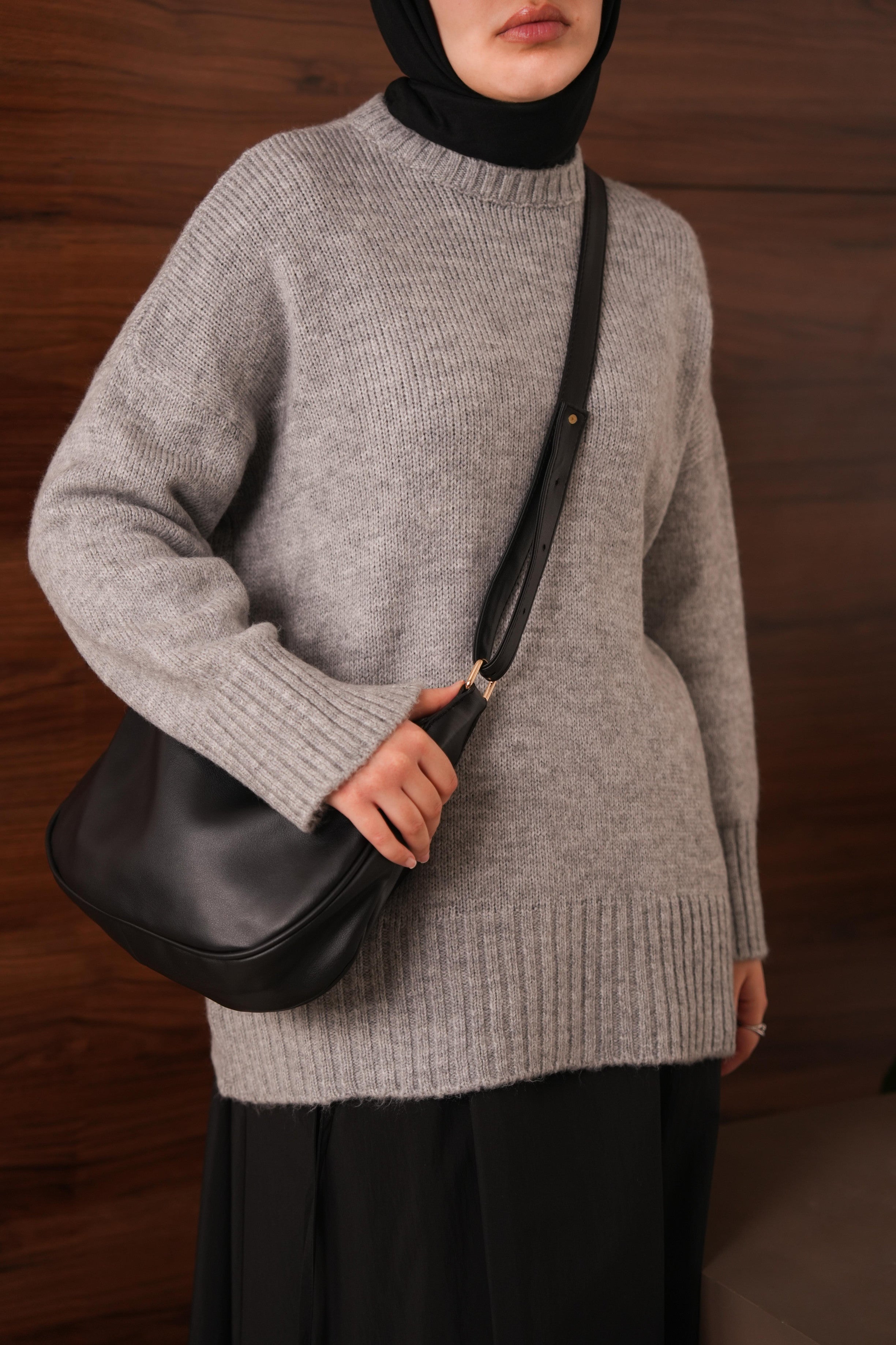 Oversize Kazak GRİ