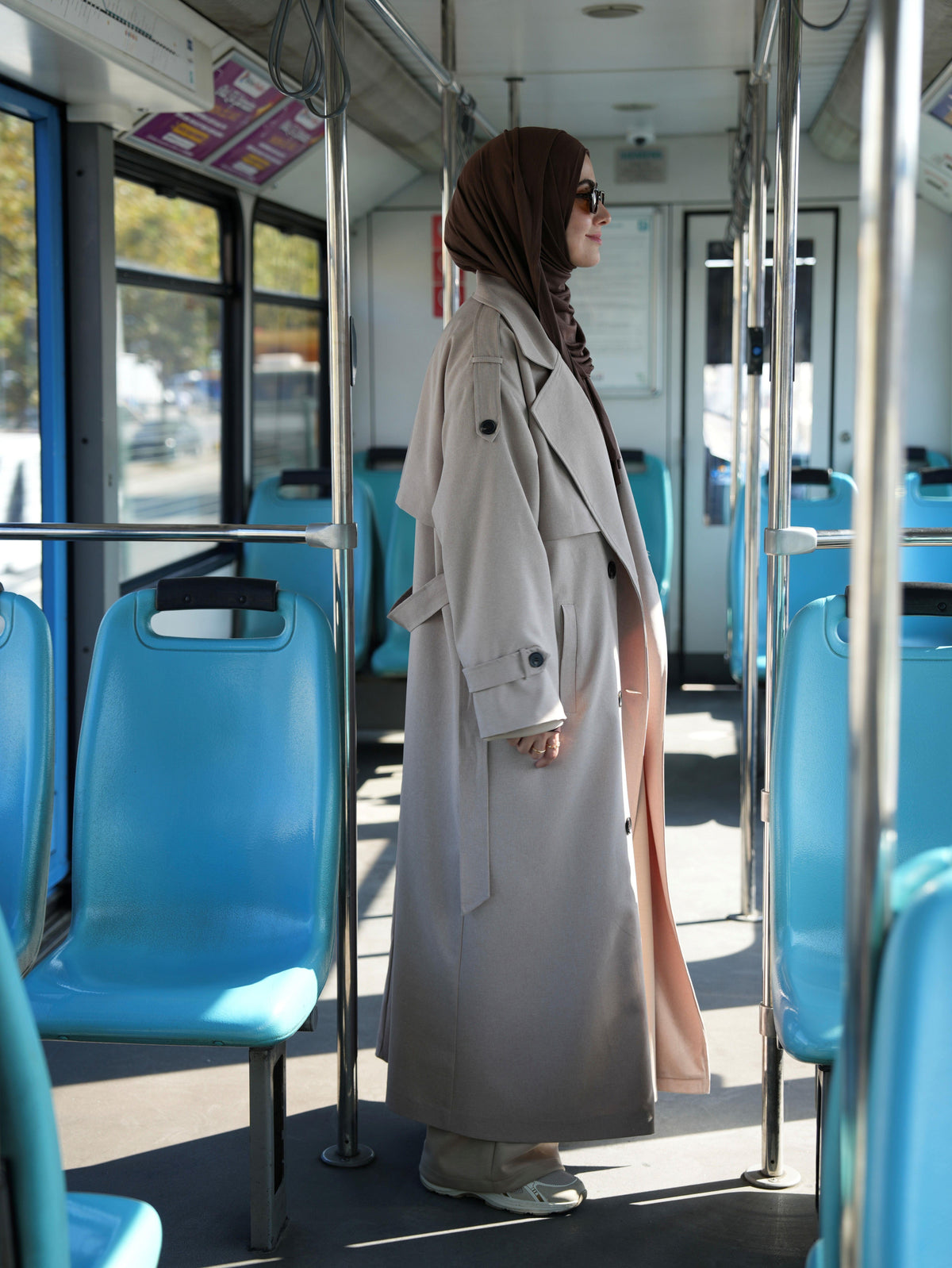 Oversize Trençkot BEJ