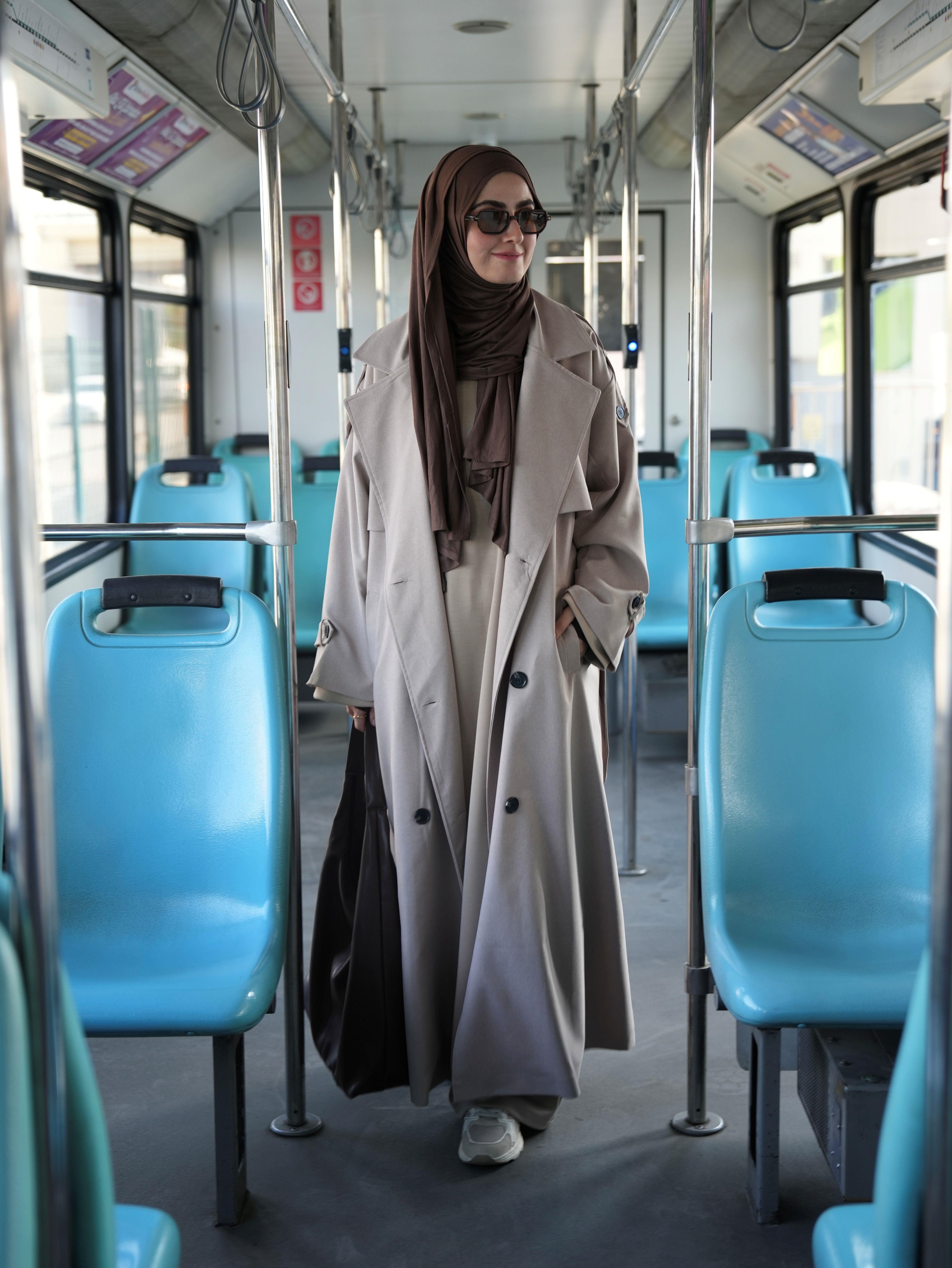 Oversize Trençkot - Bej