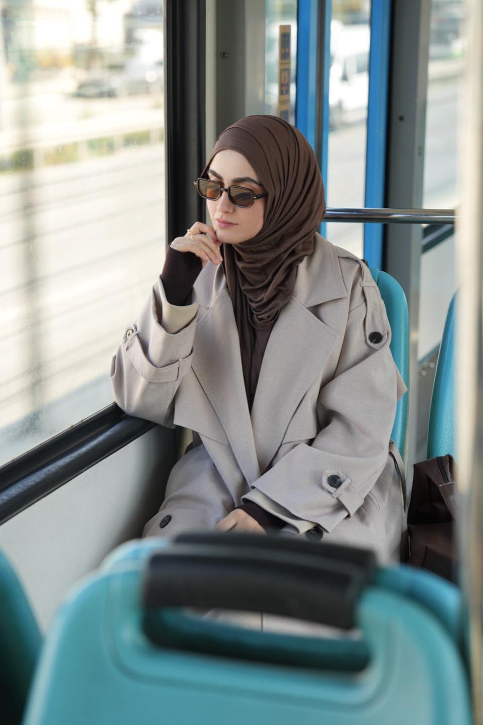 Oversize Trençkot BEJ