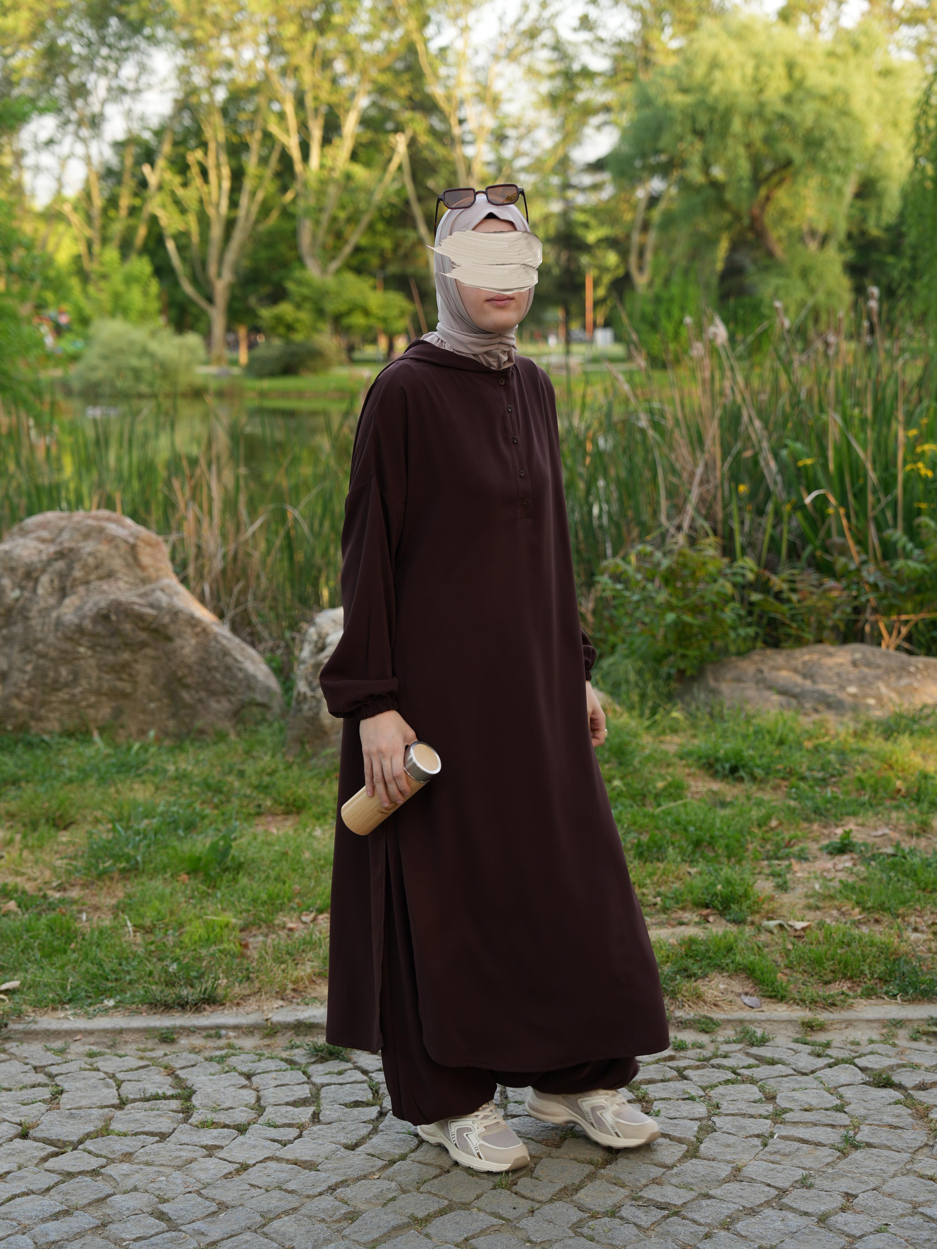 Rahat Fit Takım Kahverengi