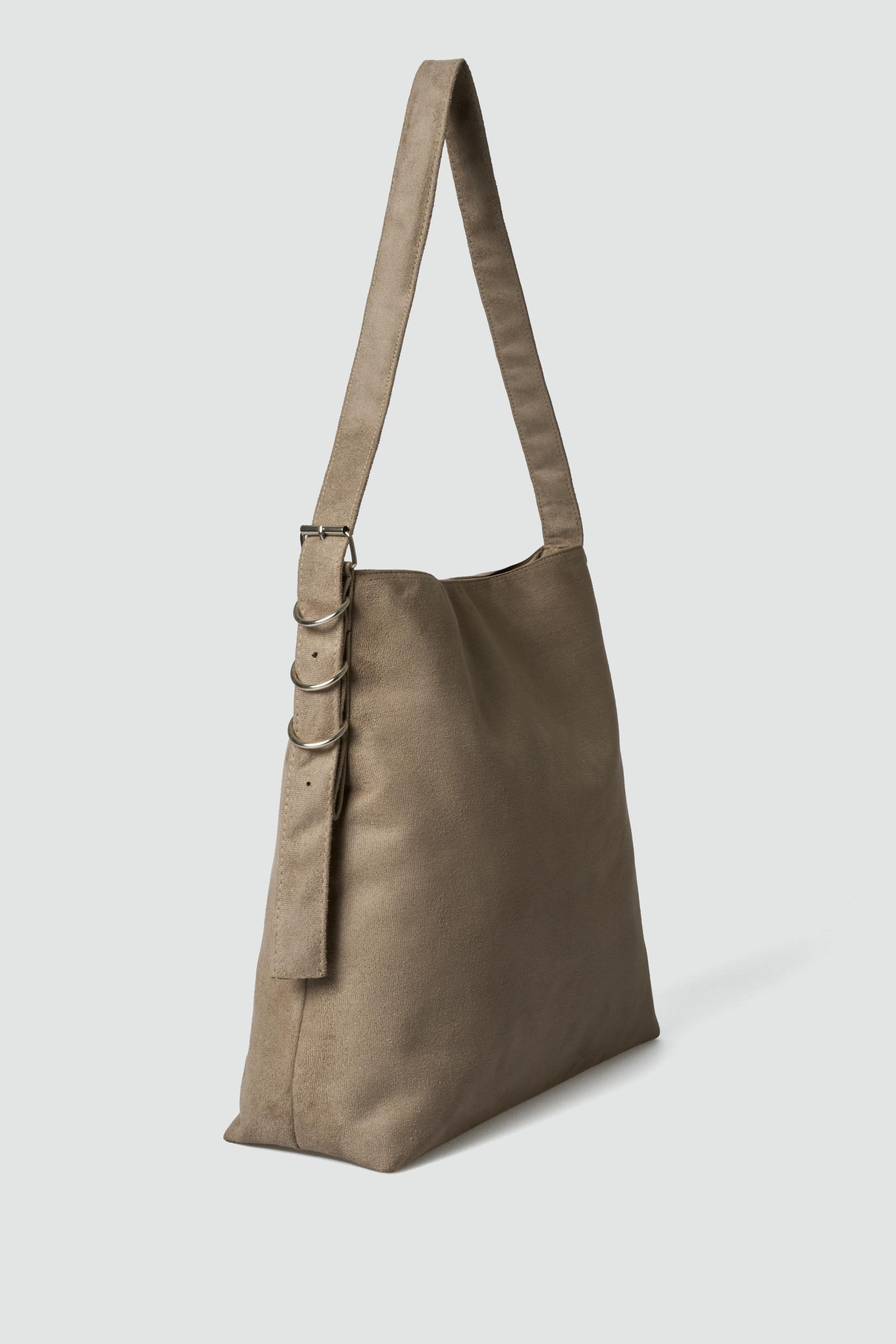 Süet Salaş Çanta VİZON